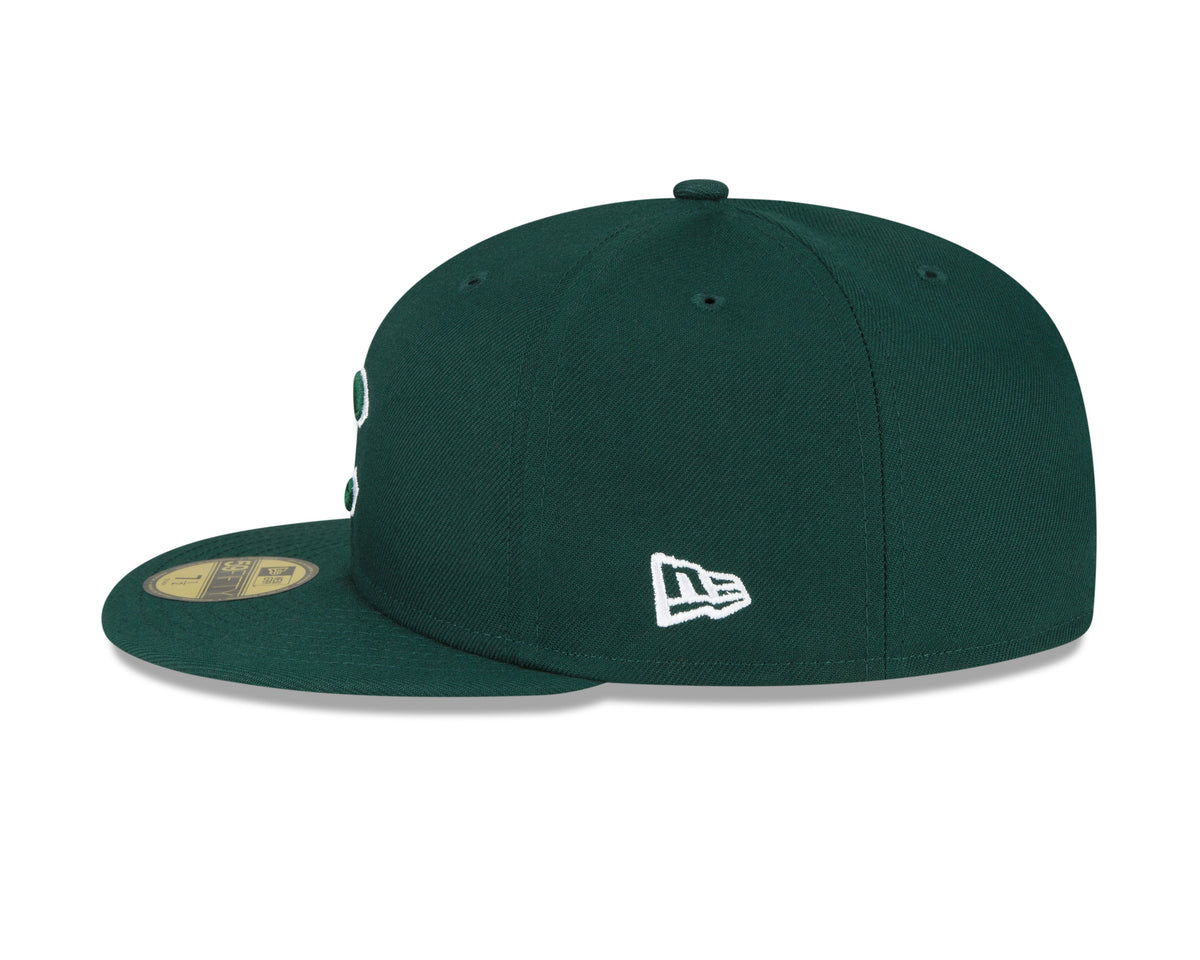 Men's Chicago Cubs Basic New Era Dark Green 59FIFTY Fitted Hat