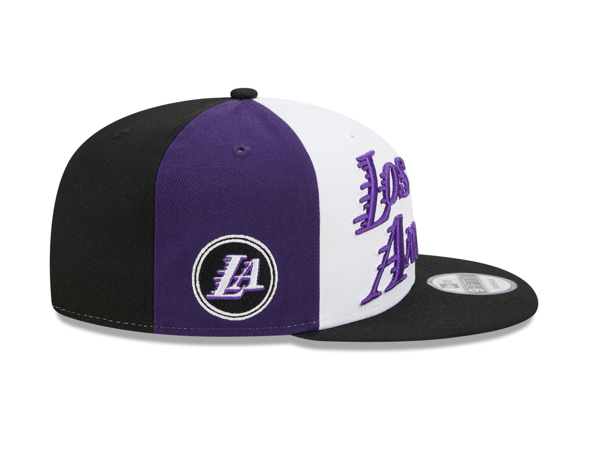 Mens Los Angeles Lakers New Era 2022 NBA City Edition 9FIFTY Snapback Hat
