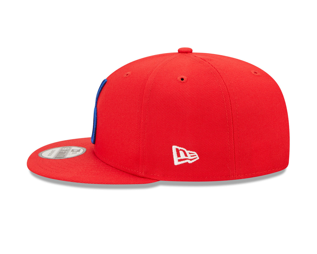 Mens Philadelphia 76ers New Era 2022 NBA City Edition Alternate 9FIFTY Snapback Hat