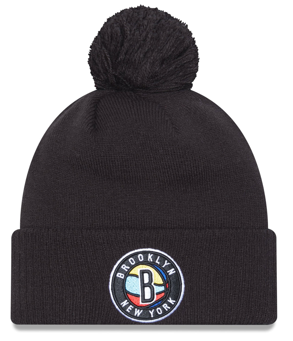 Brooklyn Nets 2022 NBA City Edition New Era Alternate Cuffed Pom Knit Hat