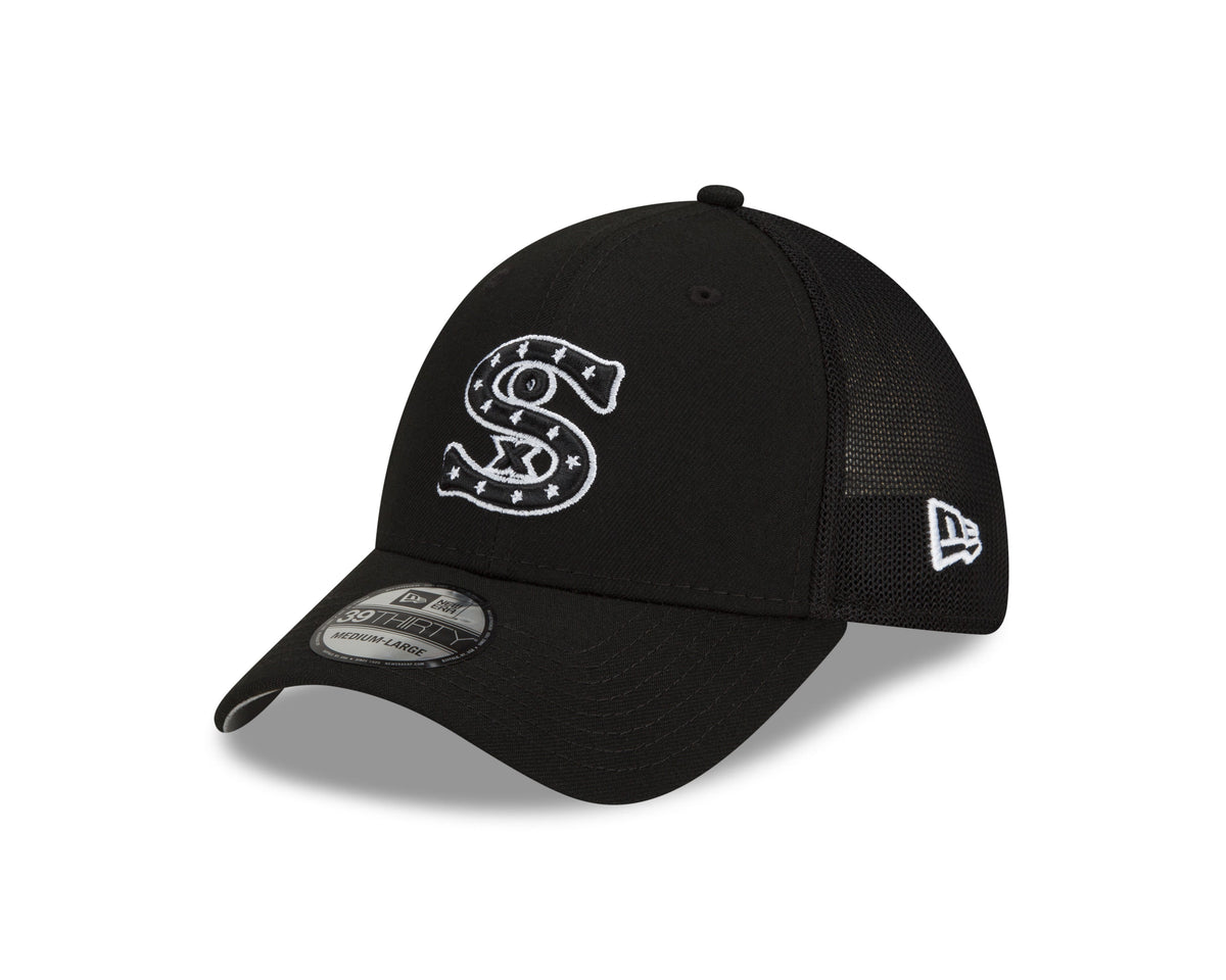 Men's Chicago White Sox New Era Black 2023 Spring Training 39THIRTY Flex-Fit Hat