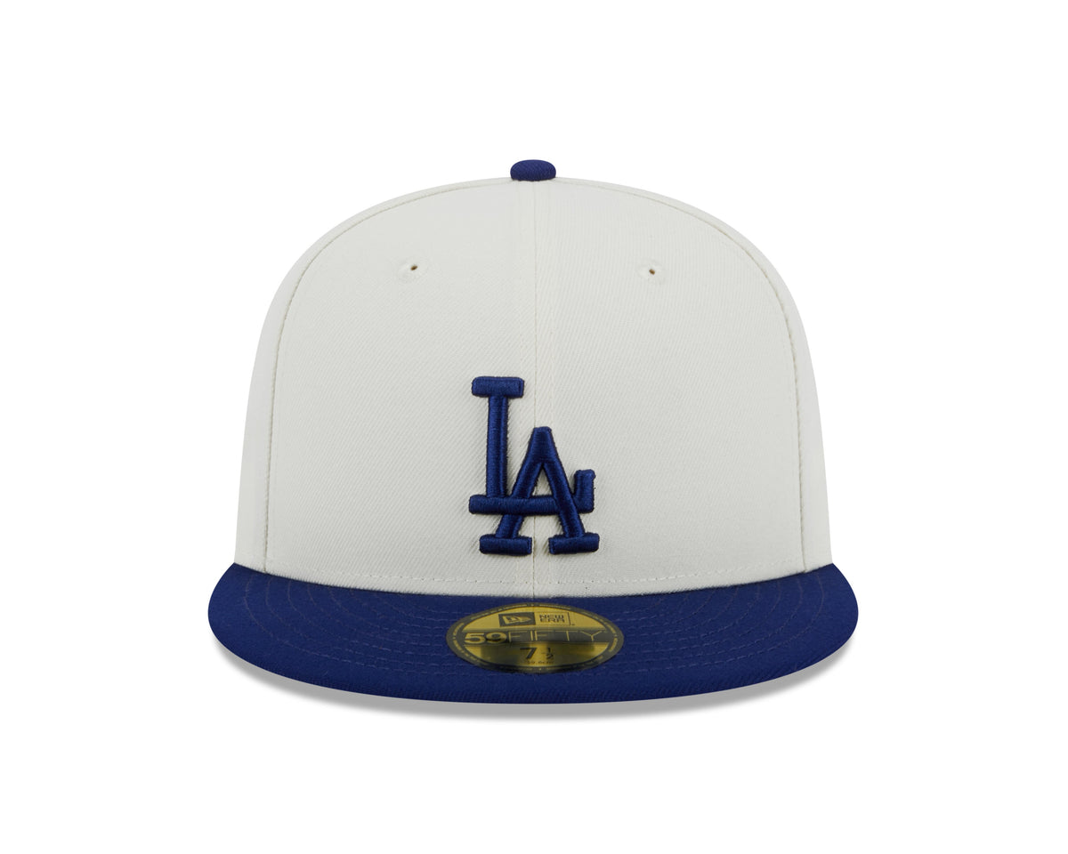 Los Angeles Dodgers 1988 World Series Cream/Royal New Era Retro 59FIFTY Fitted Hat