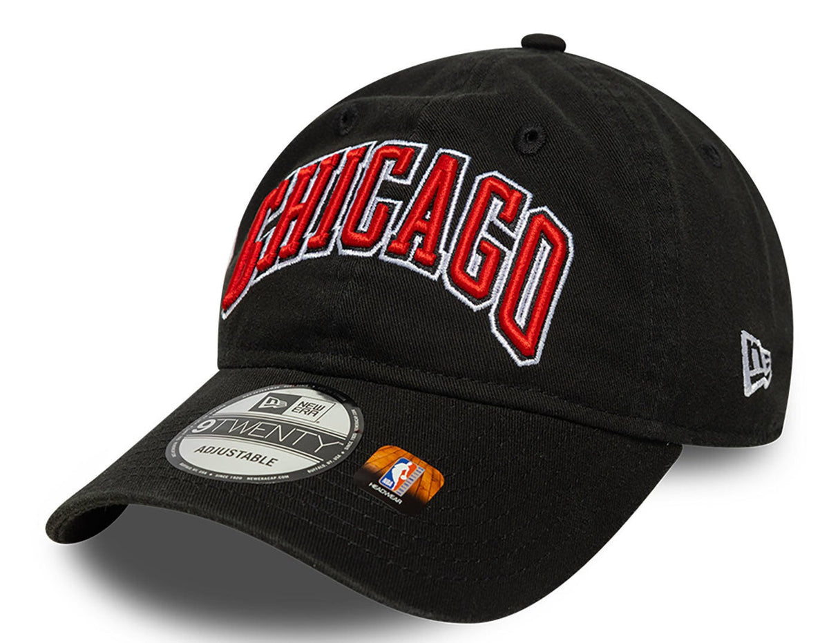 Chicago Bulls NBA Black New Era Statement Edition 9TWENTY Adjustable Hat