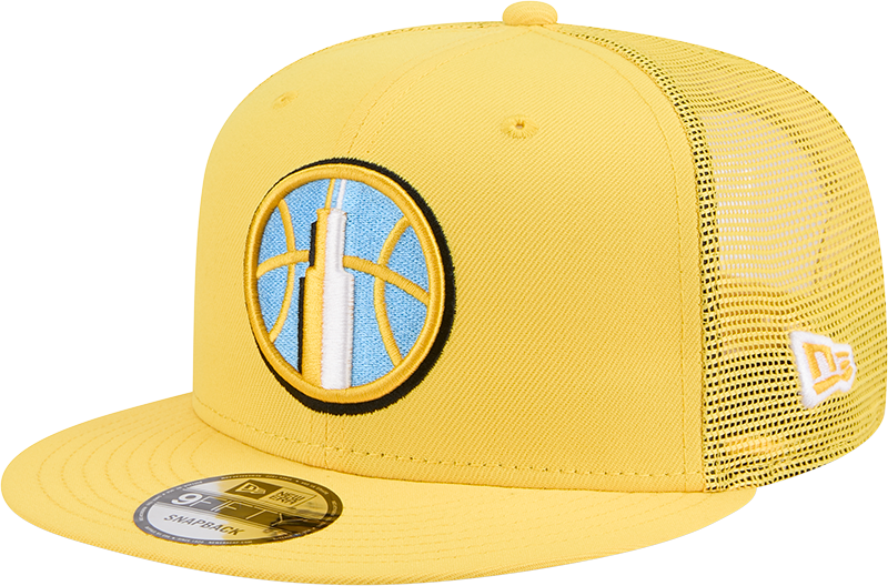 Chicago Sky New Era Yellow Trucker 9FIFTY Snapback Hat