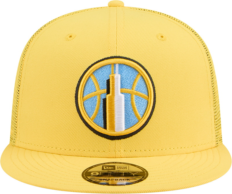 Chicago Sky New Era Yellow Trucker 9FIFTY Snapback Hat