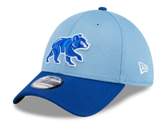 Men's Chicago Cubs New Era Blue Spring Training 39THIRTY Flex-Fit Hat