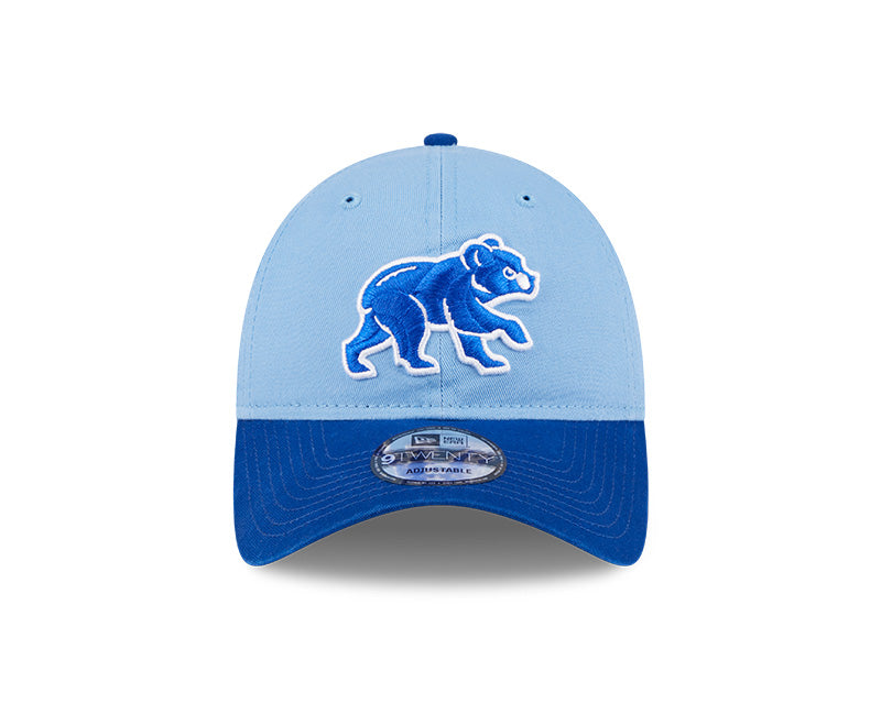 Chicago Cubs Walking Bear New Era Blue 9TWENTY Adjustable Hat