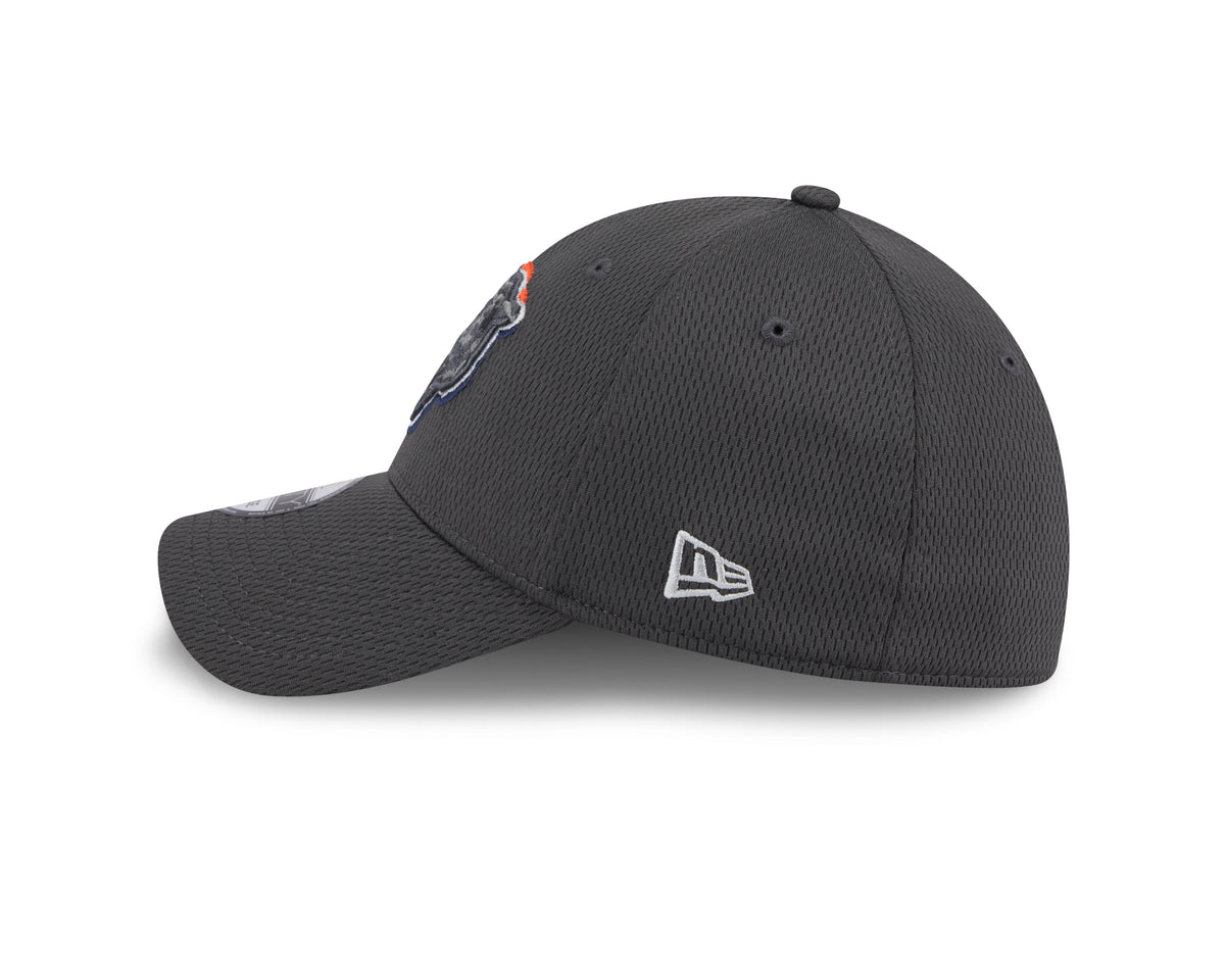 Men's Chicago Bears New Era 2024 NFL Draft Graphite 39THIRTY Flex Fit Hat