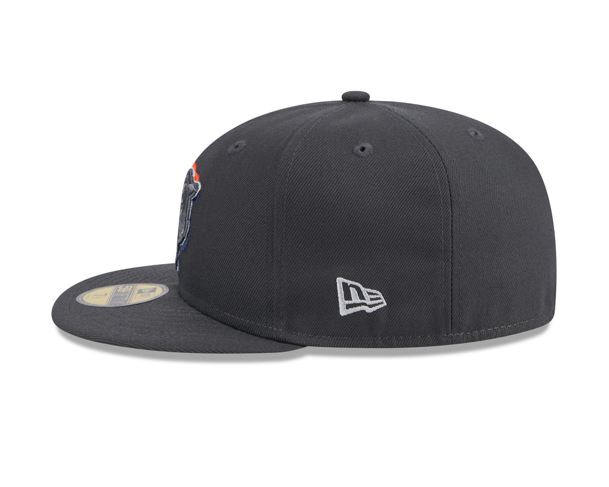 Men's Chicago Bears New Era Graphite 2024 On Stage NFL Draft 59FIFTY Fitted Hat