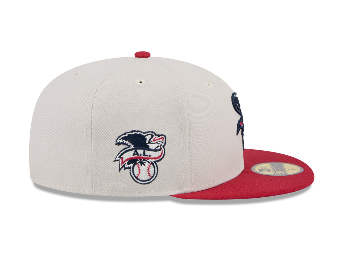 Chicago White Sox 2024 4th of July Stone/Red On Field New Era 59FIFTY Fitted Hat