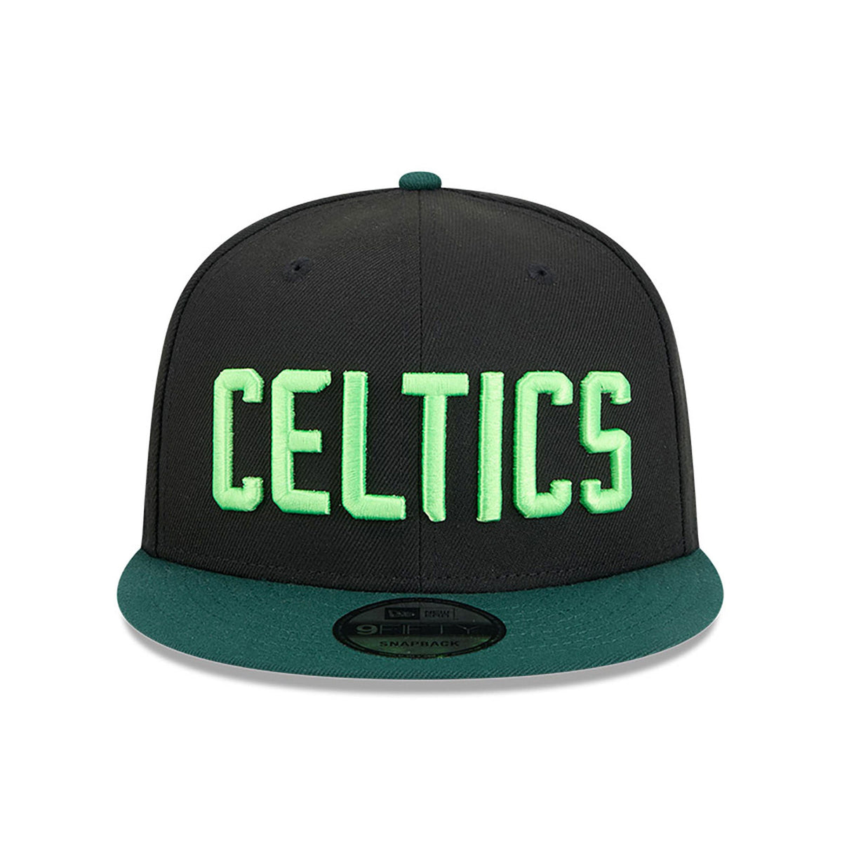 Boston Celtics New Era 2024 City Edition Black/Green 9FIFTY Adjustable Hat