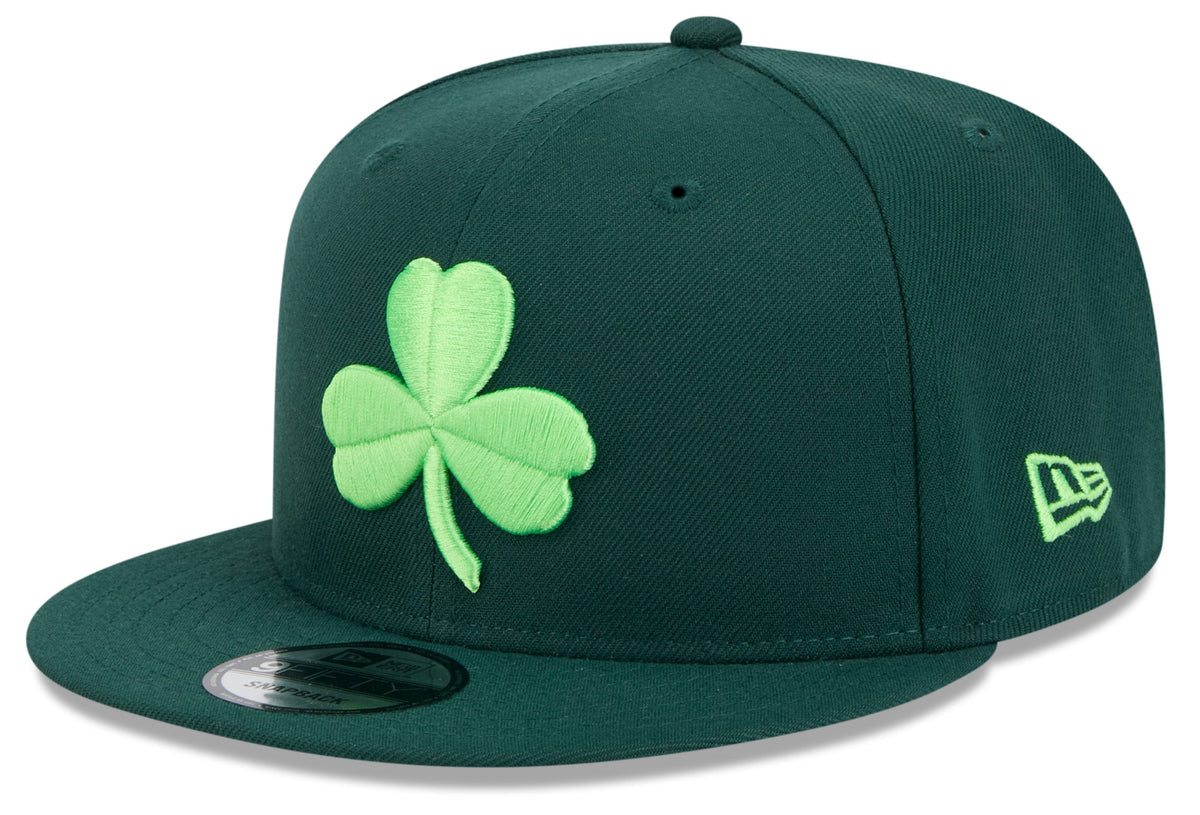 Boston Celtics New Era 2024 City Edition Green 9FIFTY Adjustable Hat