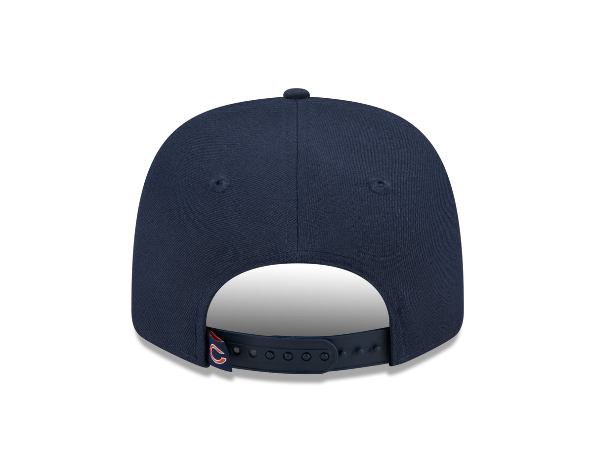 Chicago Bears New Era 9SEVENTY Navy Secondary Logo Adjustable Cap