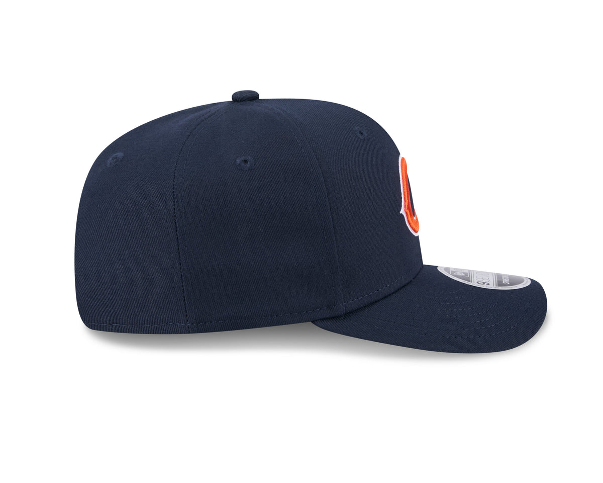 Chicago Bears New Era 9SEVENTY Navy Secondary Logo Adjustable Cap