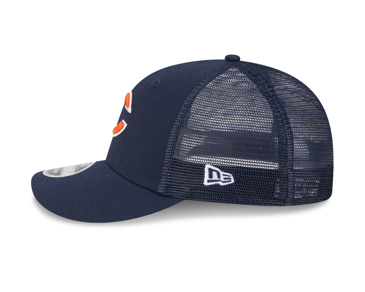 Men's Chicago Bears New Era Navy Low Profile Trucker 9FIFTY Adjustable Hat