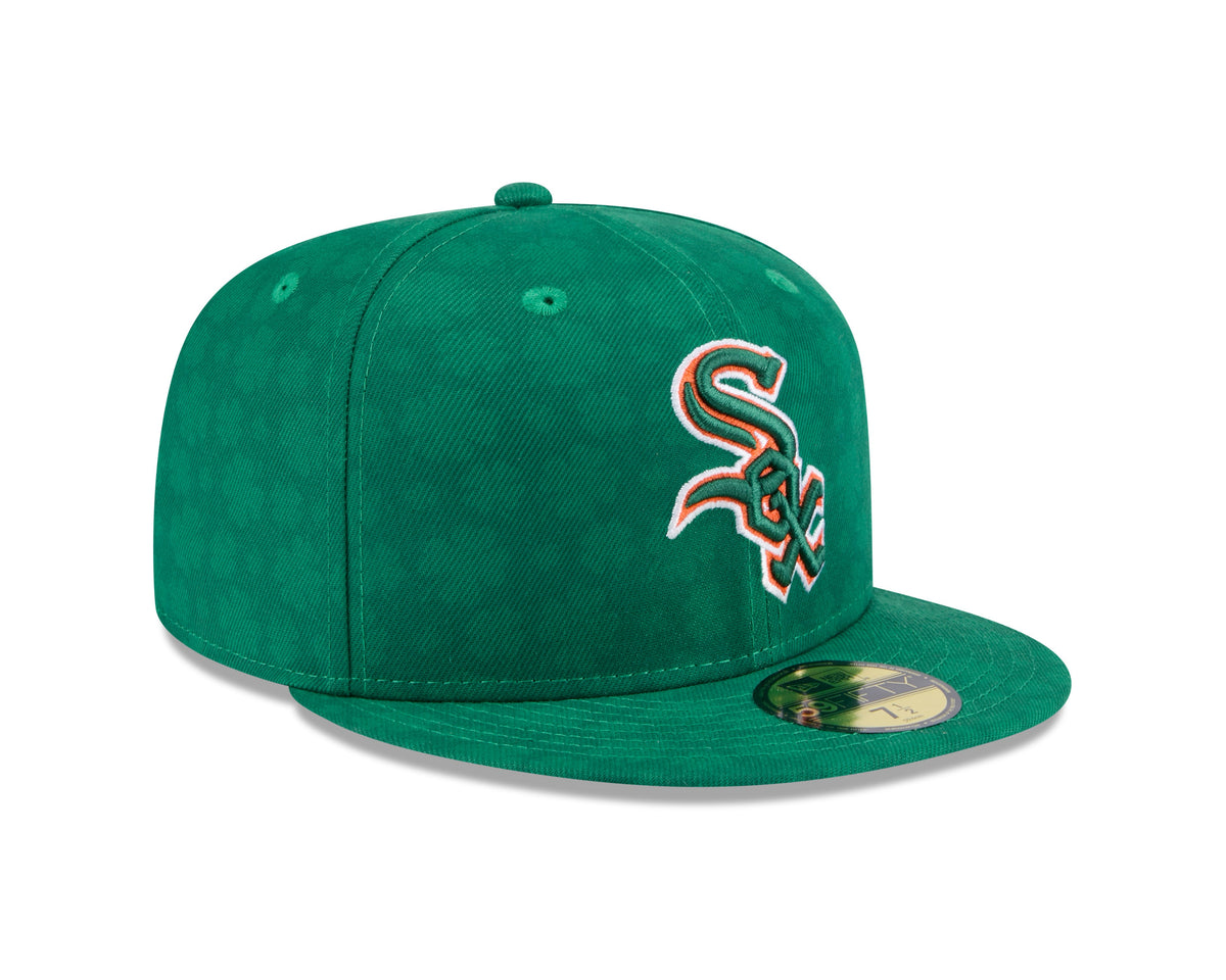 Men's Chicago White Sox New Era Kelly Green 2025 St. Patrick's Day Authentic Collection On-Field 59FIFTY Fitted Hat