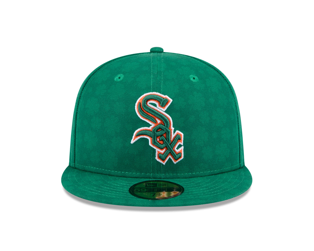 Men's Chicago White Sox New Era Kelly Green 2025 St. Patrick's Day Authentic Collection On-Field 59FIFTY Fitted Hat