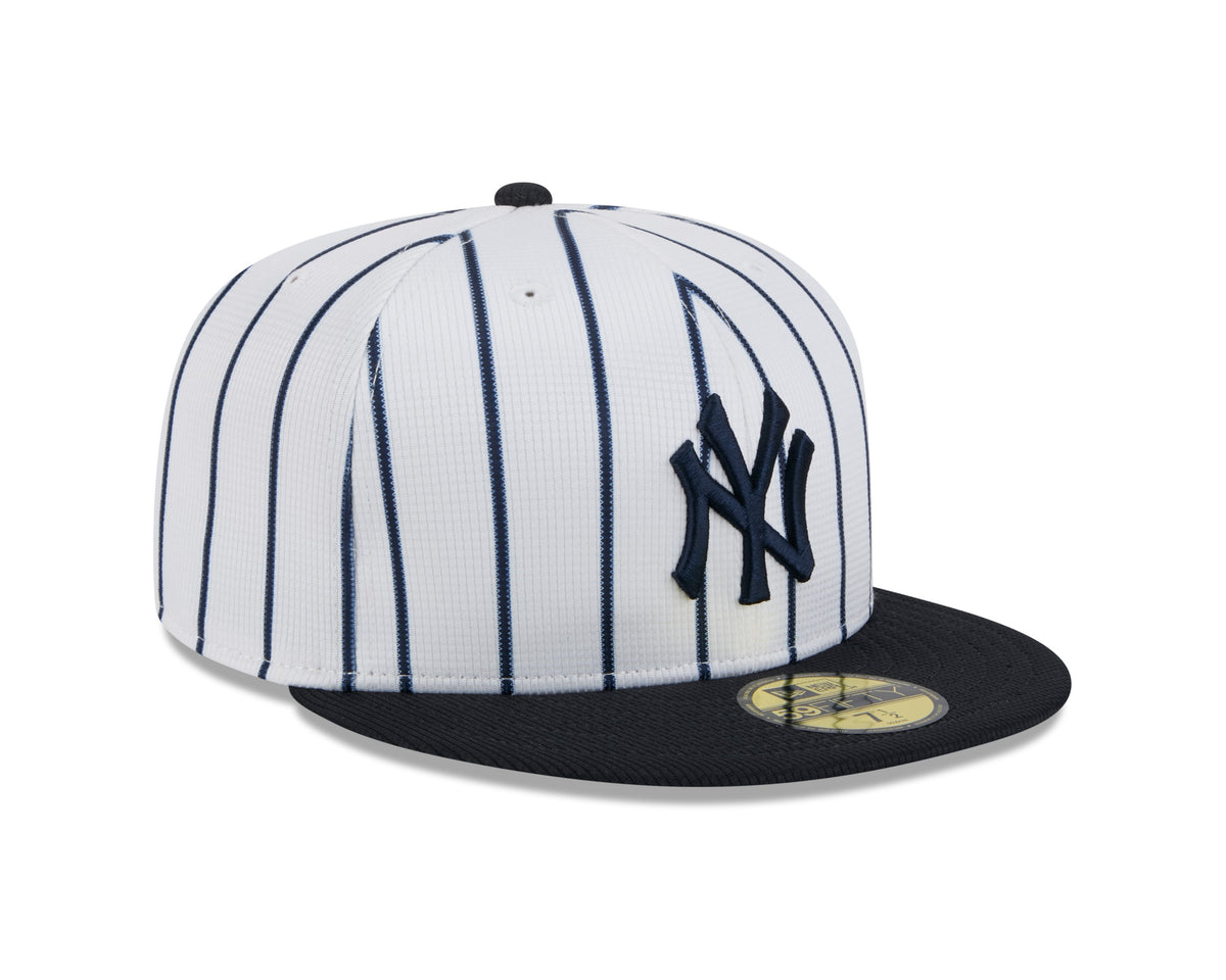 New York Yankees New Era Home Pinstripe 2025 Spring Training 59FIFTY Fitted Hat