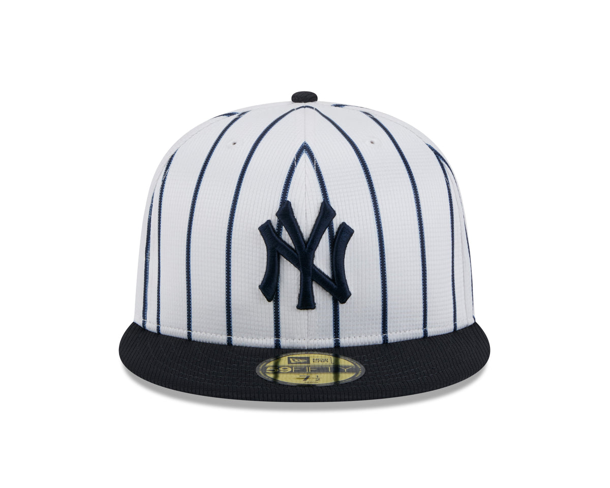 New York Yankees New Era Home Pinstripe 2025 Spring Training 59FIFTY Fitted Hat