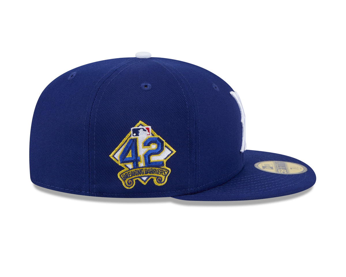 Los Angeles Dodgers Jackie Robinson Day 25 Brooklyn New Era Royal Game Authentic Collection On-Field 59FIFTY Fitted Hat