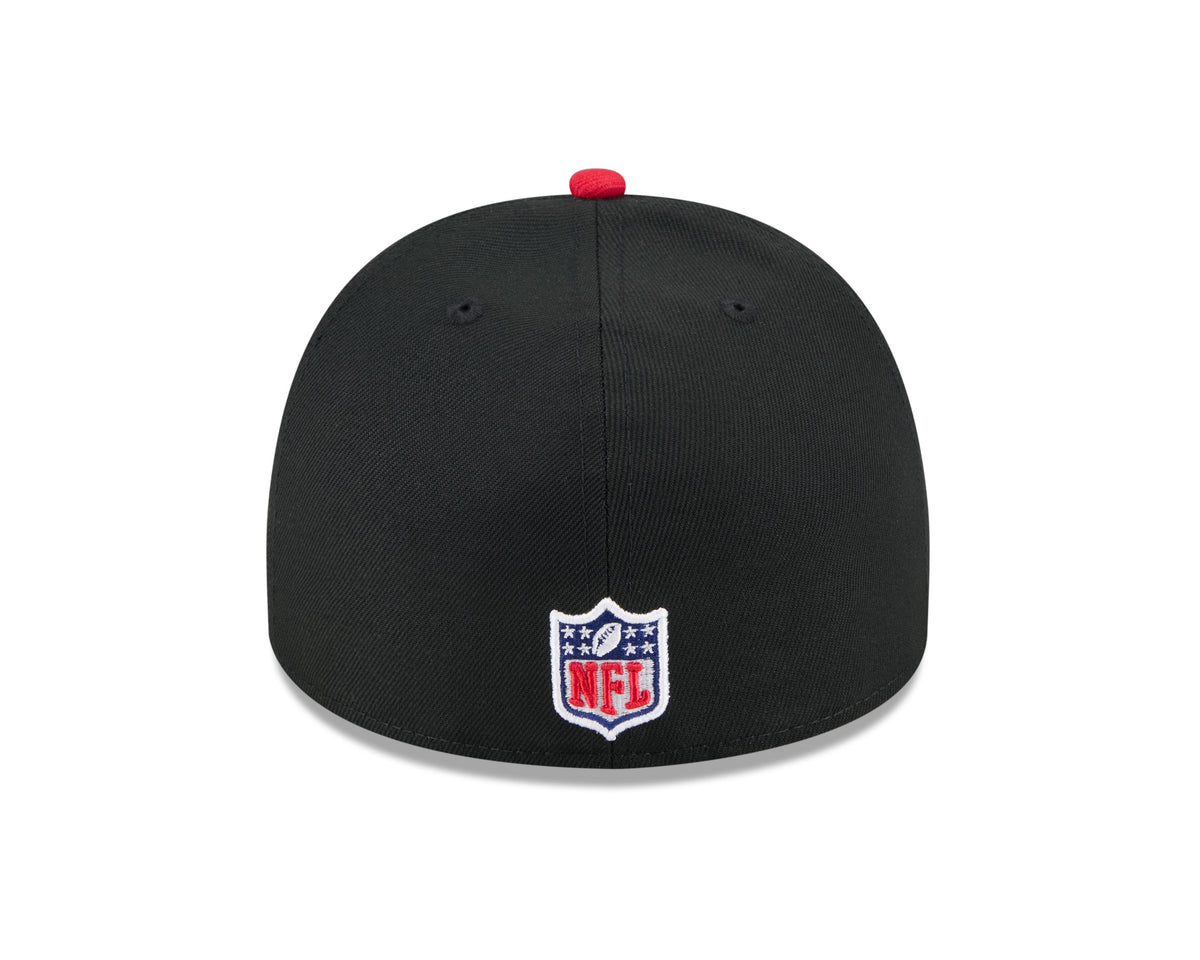Men's San Francisco 49ers New Era Black 2025 On Stage NFL Draft A-Frame 59FIFTY Fitted Hat