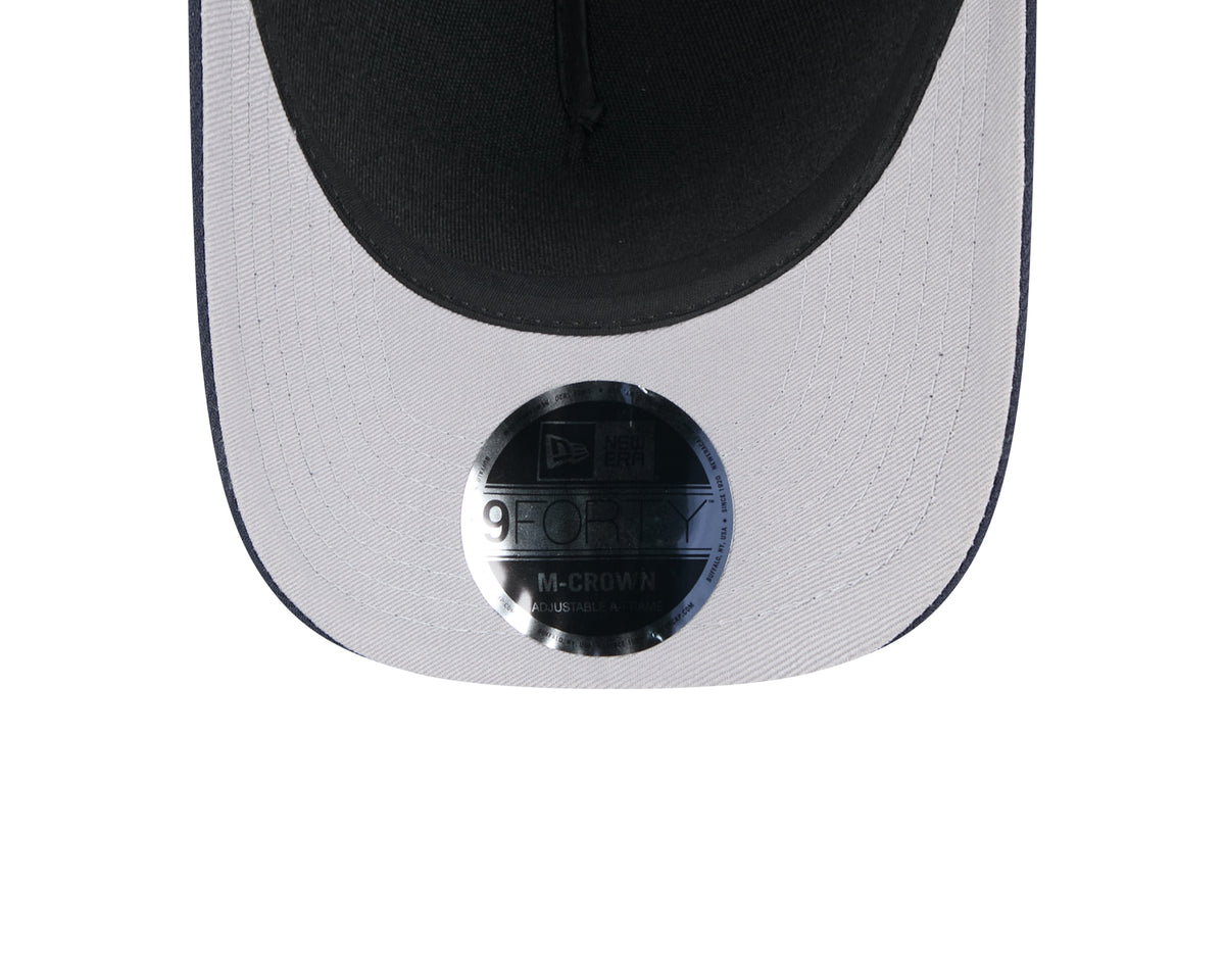 Men's Chicago Bears New Era 2025 NFL Draft Black M-Crown 9FORTY Snapback Adjustable Hat