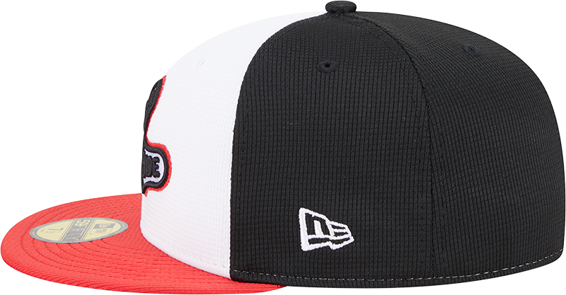 Chicago White Sox New Era Black/White/Red 2025 City Connect Batting Practice 59FIFTY Fitted Hat