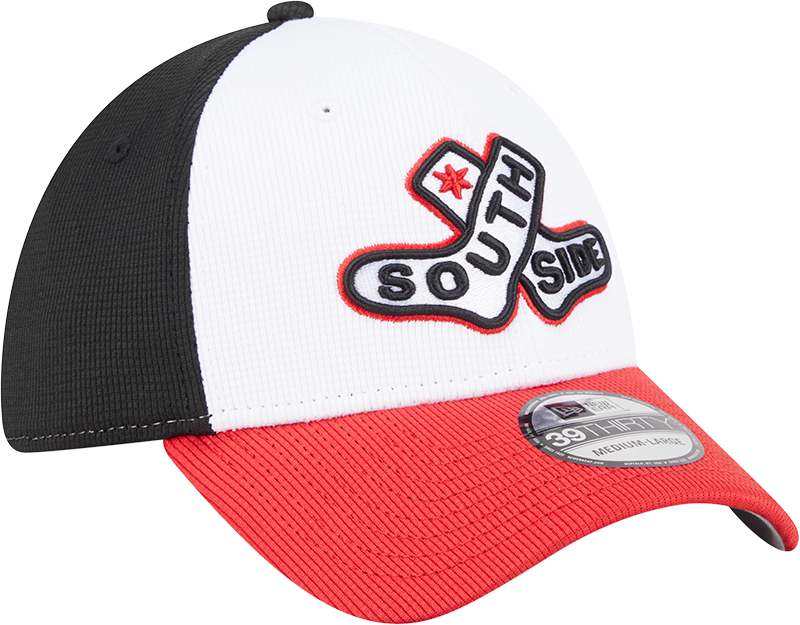 Chicago White Sox New Era 2025 City Connect Batting Practice 39THIRTY Flex Hat - White/Red