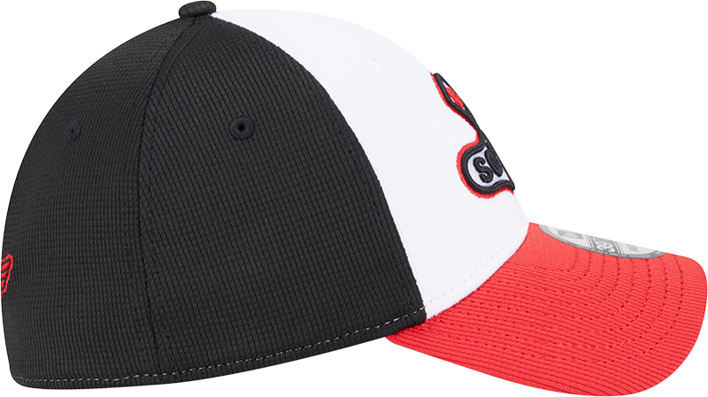 Chicago White Sox New Era 2025 City Connect Batting Practice 39THIRTY Flex Hat - White/Red