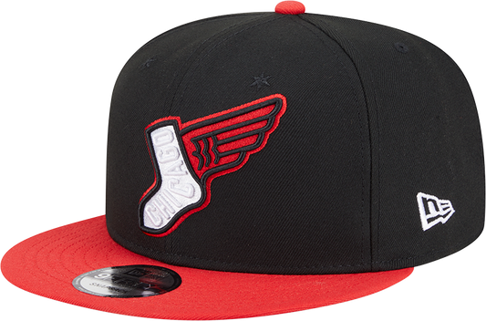 Chicago White Sox New Era 2025 City Connect Alternate 9FIFTY Snapback Hat - Red/Black