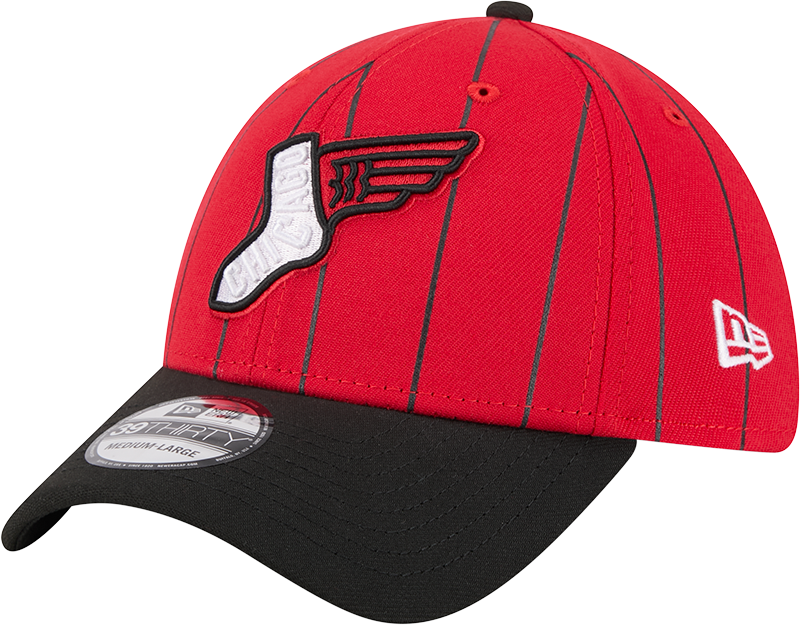 Chicago White Sox 2025 City Connect Red/Black New Era 39THIRTY Flex Fit Hat