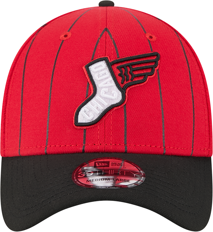 Chicago White Sox 2025 City Connect Red/Black New Era 39THIRTY Flex Fit Hat