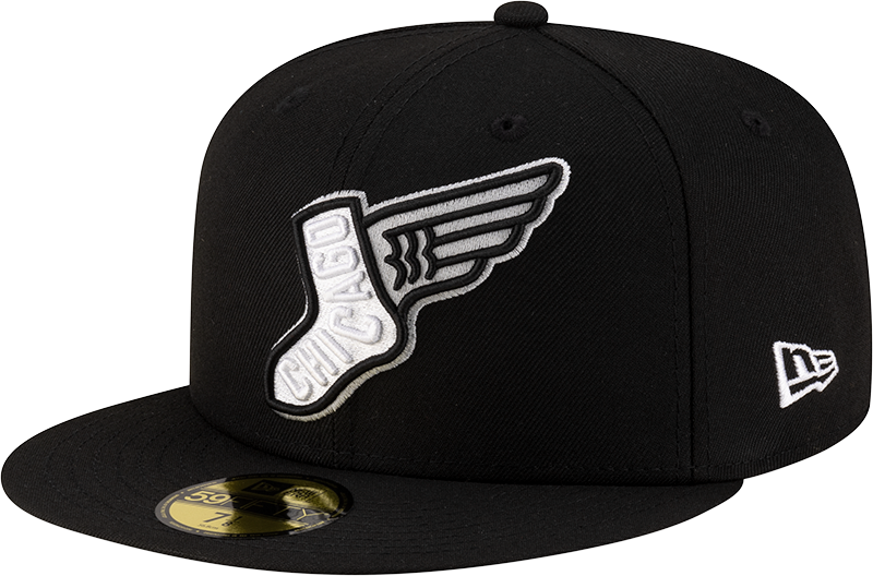 Chicago White Sox New Era 2025 City Connect Team Color 59FIFTY Fitted Hat -Black
