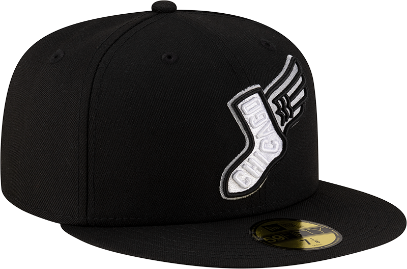 Chicago White Sox New Era 2025 City Connect Team Color 59FIFTY Fitted Hat -Black