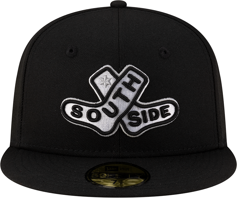Chicago White Sox New Era 2025 City Connect Batting Practice Team Color 59FIFTY Fitted Hat -Black