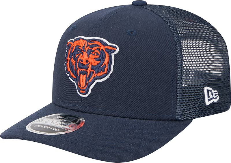 Chicago Bears New Era Navy Trucker Primary 9SEVENTY Trucker Hat