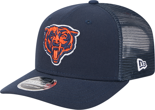 Chicago Bears New Era Navy Trucker Primary 9SEVENTY Trucker Hat