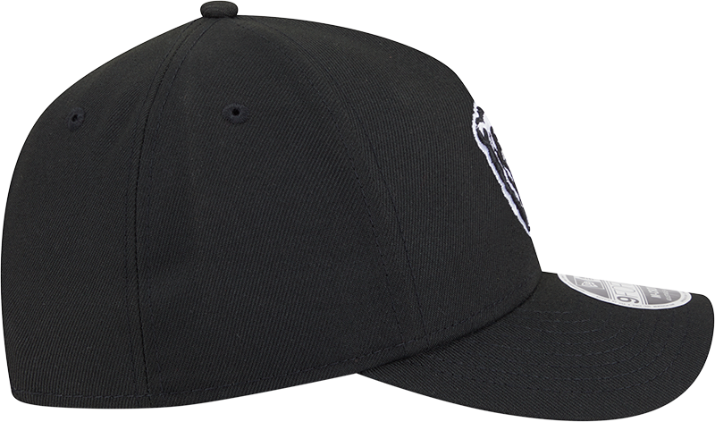 Chicago Bears New Era Black & White Primary 9FORTY A-Frame M-Crown Adjustable Hat