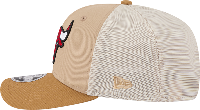 Chicago Bulls New Era 2T Tan 9SEVENTY Trucker Adjustable Hat