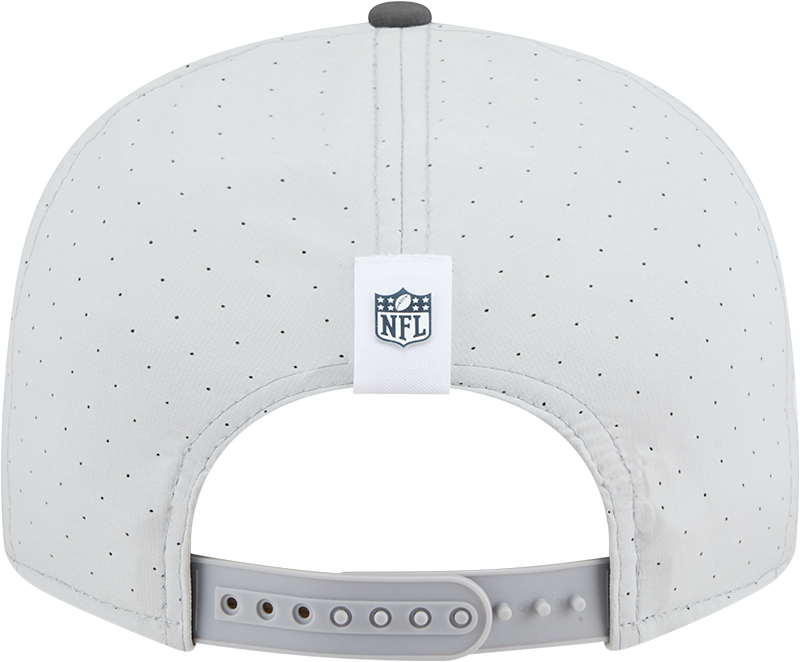 Men's Chicago Bears New Era Gray/Graphite 2025 NFL Training Camp Split Panel 9FIFTY Snapback Hat