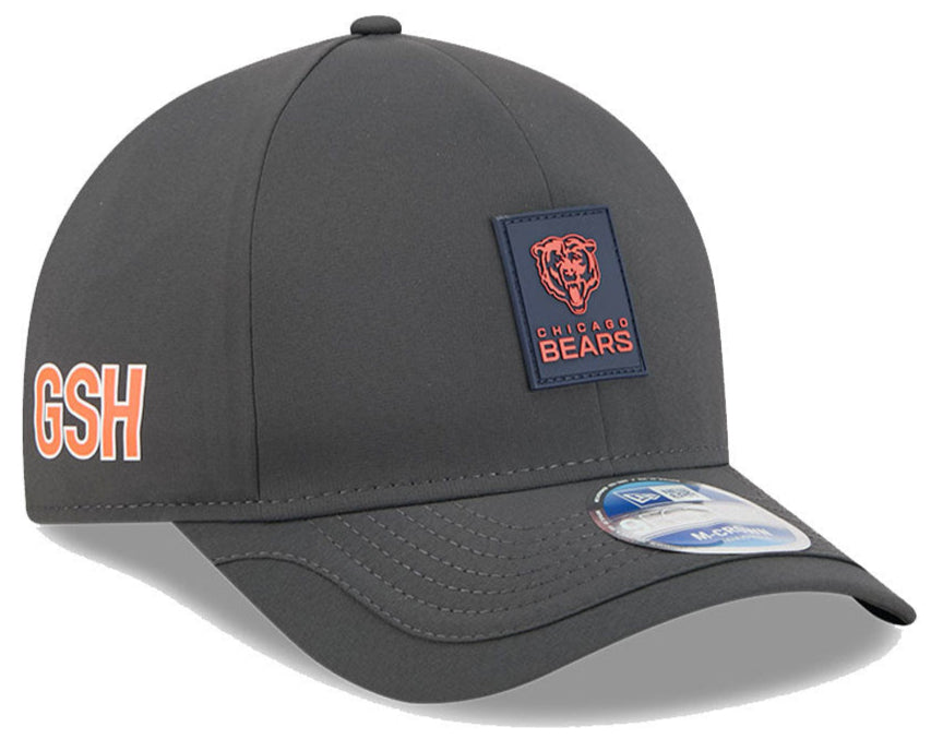 Men's Chicago Bears New Era Graphite 2025 NFL Sideline Cold 9FORTY M-Crown Adjustable Hat