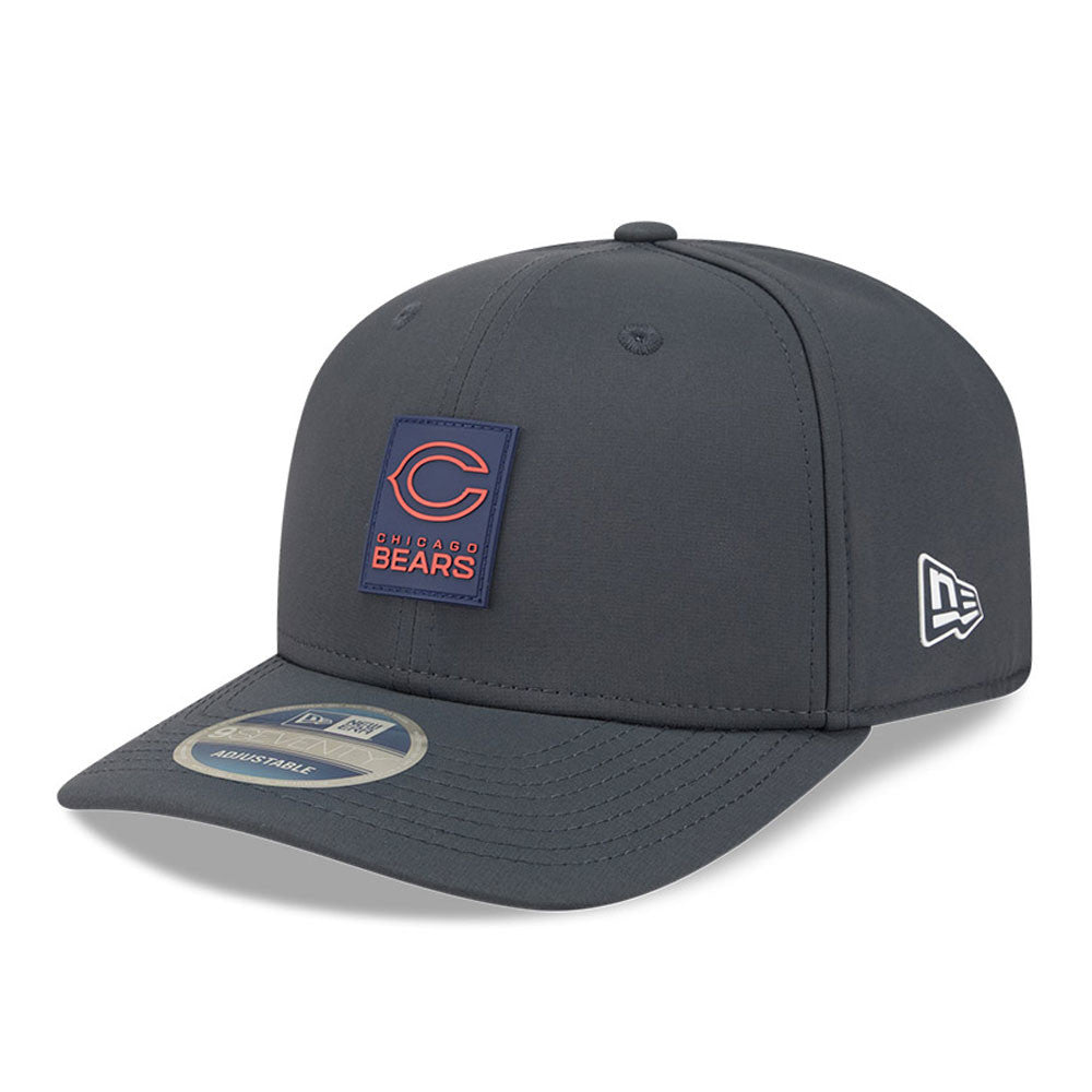 Men's Chicago Bears New Era Graphite 2025 Sideline C 9SEVENTY Cold Adjustable Hat