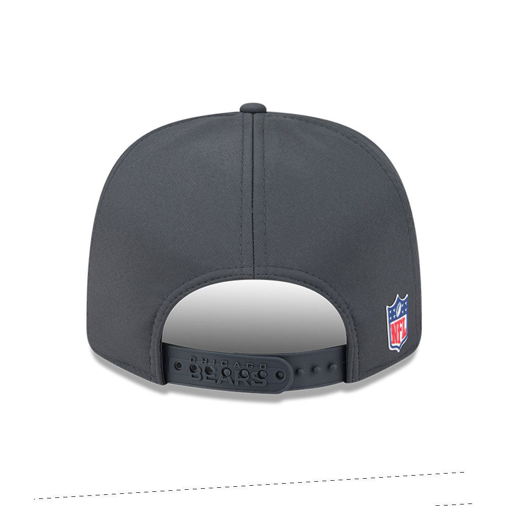 Men's Chicago Bears New Era Graphite 2025 Sideline B 9SEVENTY Cold Adjustable Hat
