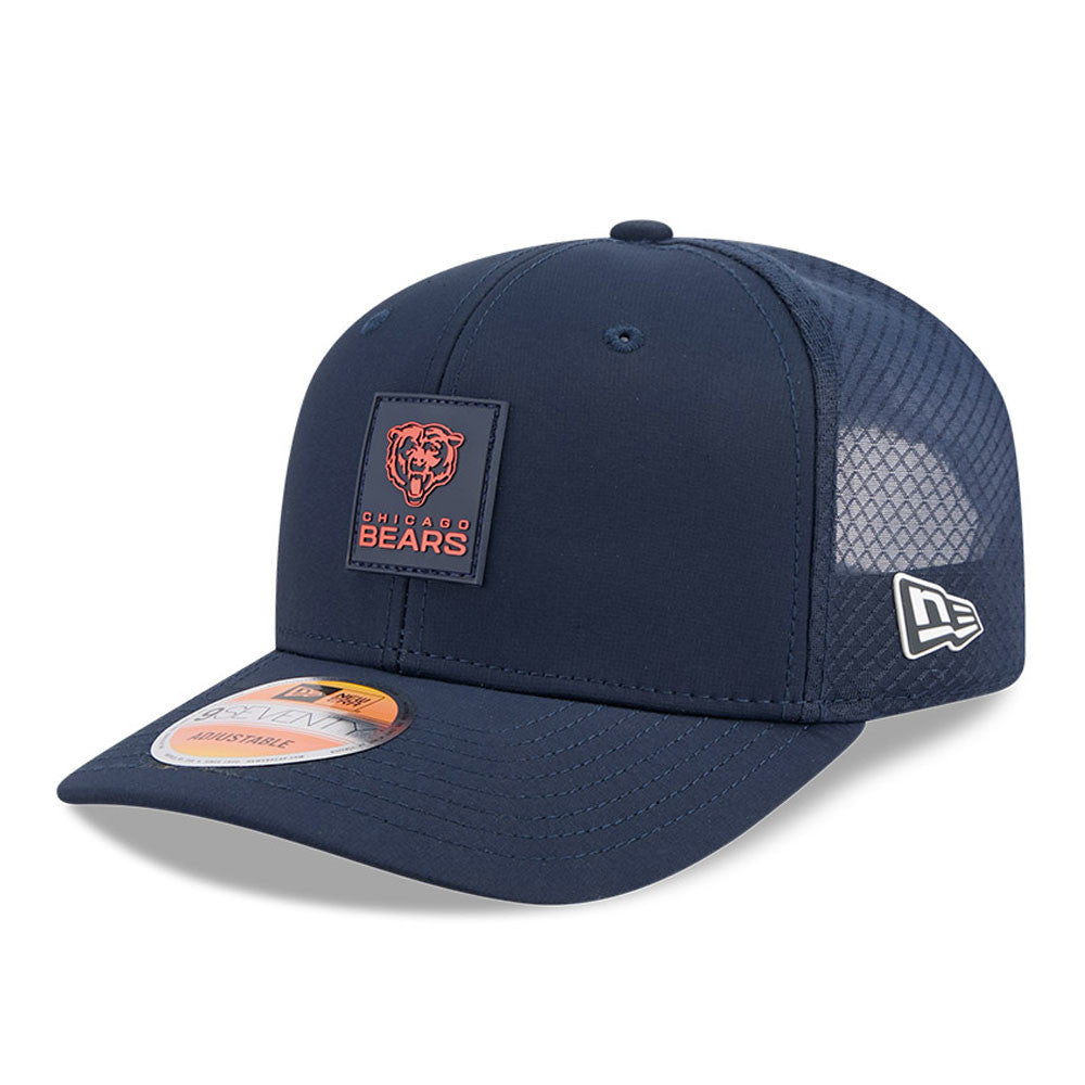 Men's Chicago Bears New Era Navy 2025 NFL Sideline Heat 9SEVENTY Adjustable Hat