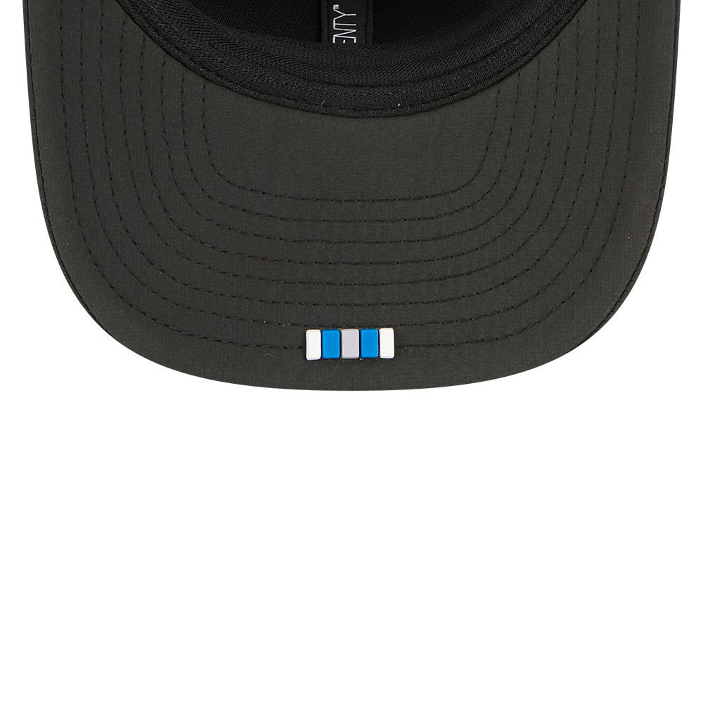 Men's Detroit Lions New Era Black 2025 NFL Sideline Heat 9SEVENTY Adjustable Hat
