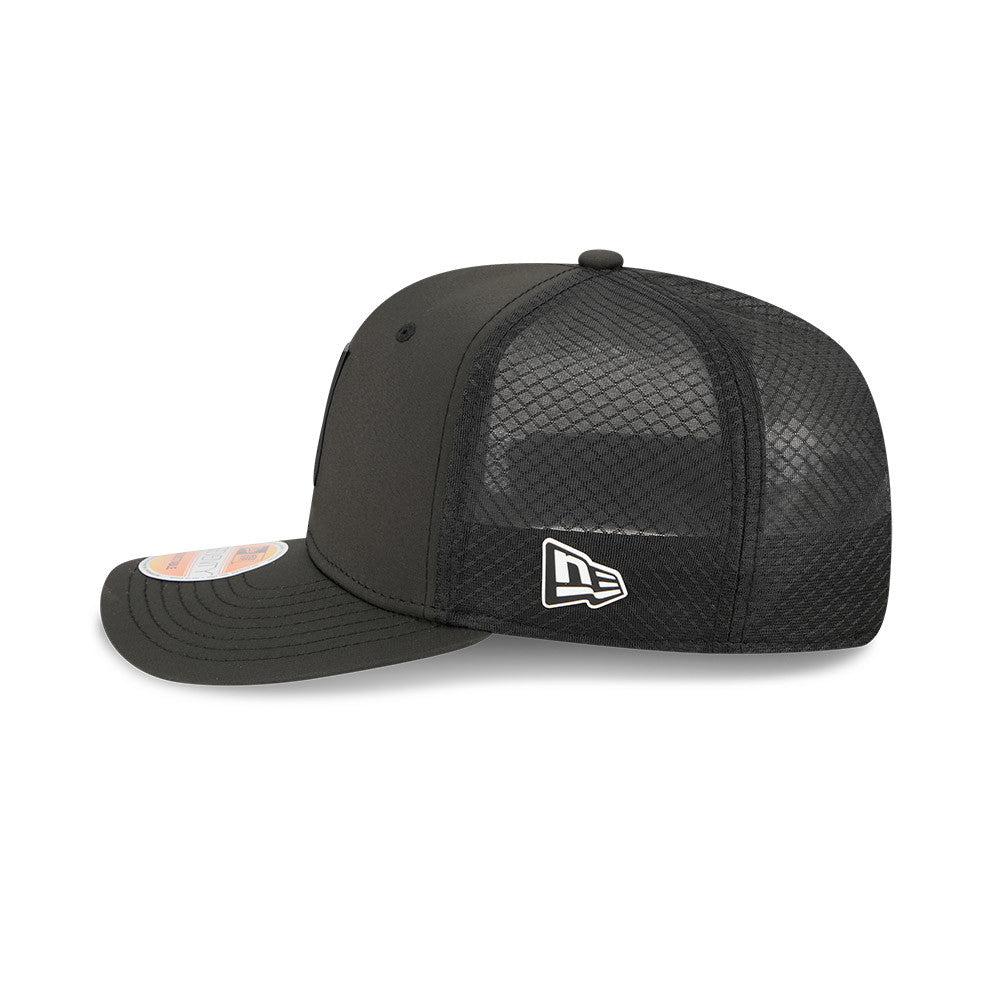 Men's Detroit Lions New Era Black 2025 NFL Sideline Heat 9SEVENTY Adjustable Hat