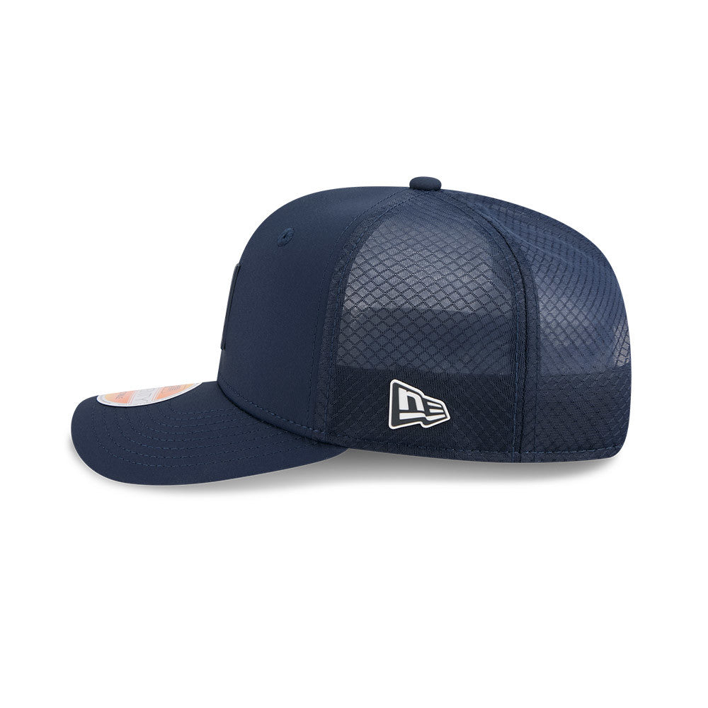 Men's Chicago Bears New Era Navy 2025 NFL Secondary Logo Sideline Heat 9SEVENTY Adjustable Hat