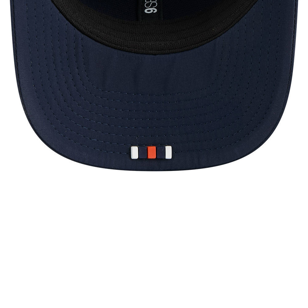 Men's Chicago Bears New Era Navy 2025 NFL Secondary Logo Sideline Heat 9SEVENTY Adjustable Hat