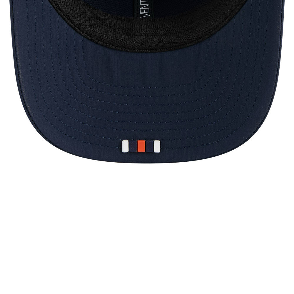 Men's Chicago Bears New Era Navy 2025 NFL B Sideline Heat 9SEVENTY Adjustable Hat