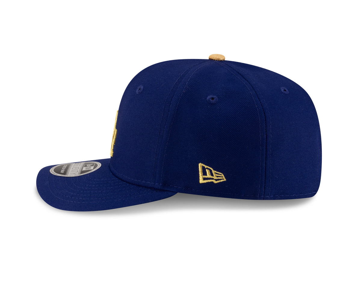 Los Angeles Dodgers Royal Blue New Era MLB Gold Champions 9SEVENTY Stretch Snap Adjustable Hat